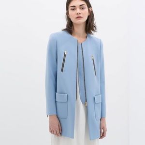 💚2 for 30$💙 Zara - Blue Jacket Size L